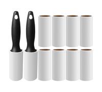 Dog Hair Remover, Lint Rollers Pet Hair, 3.94x1.5 Inches, Extra Sticky Hand Tools, 2 Ergonomic Handles, 60 Sheets Each, Portable Cleaner for Laundry, Clothes, Furniture, Carpet