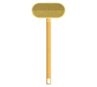 Dog Hair Remover, Reusable Pet Lint Brush, Long Handle, Green, Yellow, Multi- Cleaning Tool for Carpets Clothes Furniture, Home Grooming and Shedding Control Use Hair Featuring Ergonomic