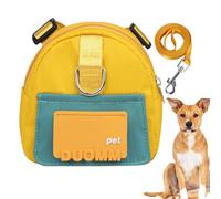 Dog Harness Backpack - Twill Fabric 12x12x5cm To 15x15x6cm | Dog Hiking Pack With Double D Ring, Waterproof Dogs School Bag | Small Pet Backpack For Samoyed Golden Retriever Puppy Outdoor Travel