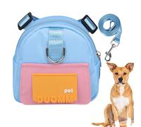 Dog Harness Backpack - Twill Fabric 12x12x5cm To 15x15x6cm | Dog Hiking Pack With Double D Ring, Waterproof Dogs School Bag | Small Pet Backpack For Samoyed Golden Retriever Puppy Outdoor Travel