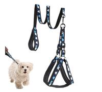 Dog Harness, Leash Set, Reflective Lead, Breathable Mesh Design, 2x120x2cm, 0.79x47.24x0.79 inches, Adjustable Non Slip Fit, Outdoor Walks, Training for Medium to Large Breeds
