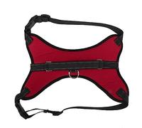 Dog Harness No Pull with Chest Strap | Shock Absorbing Breathable Mesh Vest for Walking | Easy Control Pet Security Vest for Small Medium Large Dogs | Adjustable Red Reflective (M)