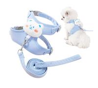 Dog Harness, Plush Charm Vest, Breathable No Pull Harness | Pet Harness And Leash Set Cat Dog Walking Pet Harnesses For Kitten Small Medium Daily Hiking Travel Training Hunting