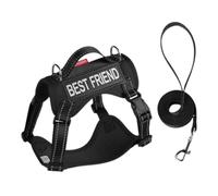 Dog Harness Set, Escape Proof Vest, Adjustable Walking Harness, Reflective Strip Collar, Lightweight Training Pet Supplies, Small Medium Large Sizes, Comfortable Fit