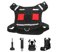 Dog Harness - Soft Padded Vest Harness - Soft Adjustable Dog Gilet | Pet Chest And Back Fixation With Mounting Base, Small Animal Accessories For Adventures, Daily Walks, Training