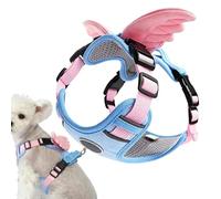 Dog Harness Vest - Adjustable Walking Gear, 11.02 inches Control Harness with Secure Wing Style Fit Design, Safety Accessory, Training Tool, Walking System for Small Dogs During Travel Camping Night