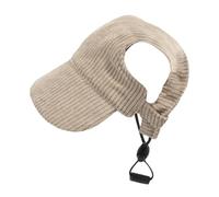 Dog Hat, Adjustable Pet Sport Hat, 1.77 inches Breathable Lightweight Summer Travel Cap with Ear Holes Brim, Outdoor UV Shield Sunbonnet for Sun Protection Small Dogs and Puppies, All Season Use