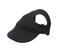 Dog Hat, Sun Protection Puppy Hat, Adjustable Drawstring Breathable Lightweight Design with Ear Holes, Comfortable Fit, Pet Headwear for Hot Weather Walks, Travel and Beach Days