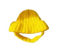 Dog Hat with Ear Holes - Stretchy Soft Knit Pet Beanie for Large & Medium Dogs, Comfortable Winter Snood for Cold Weather, Halloween & Christmas Photography Accessory | Red