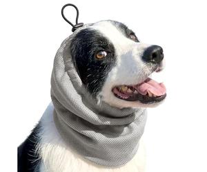 Dog Headband - Adaptable Elastic Pet Headwear, Comfortable Cooling Ear Covers, Soft Breathable Dog Band for Puppies Small Medium Large Breed | Protective Ear Wrap for Heat Relief Outdoor Activity