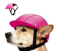 Dog Helmet - Pet Motorcycle Helmet | Waterproof Shock Absorbing Headgear Protective Dog Hat for Holiday, Party, Photoshoot, Motorcycle Riding Or Fun Adventures, 7.48x2.95in