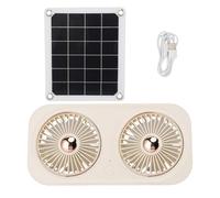 Dog Hill Fan - Fan Solaire De 20W. Ventilation Efficace Pour L'énergie Pour La Cave En Terrasse De Garage Stable, Ventilateur Solaire Pour Huttes Pour Chiens Maisons D'animaux Huttes De Jardin, Ventil