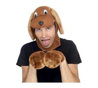 Smiffy's Cagoule et gants – Marron – Halloween