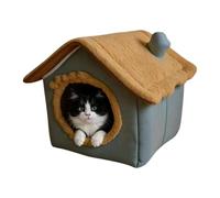 Dog House Bed - Foldable Washable Removable Mat Warm Pet Sofa