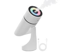 Dog Humidifier, Small Air Mist Sprayer, 2.83x2.83x7.09 inches Rechargeable Quiet Diffuser Device, Portable Moisture Machine for Household Plants Pet Travel Desk Home Baby Indoor Room Environment