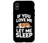 Dog If You Love Me Let Me Sleep Chemise de Nuit pour Chien Coque pour iPhone X/XS