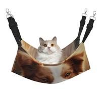 Dog In The Sun Hamac imprimé pour animal domestique - Hamac de couchage pour chats, lapins, furets, chiots, petits animaux