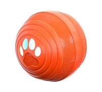 Dog Interactive Ball - Smart Rechargeable 4 modes Automatic Rolling Toy | Bite-Resistant Naťural Rubber Construction 7 cm 80 g LED Light | for Small Medium Dogs Indoor Outdoor Play Exercise Boredom