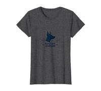 Dog is My Copilot - Aventure de Voyage pour Amoureux des Animaux T-Shirt, Femme, Chiné Foncé, XS