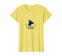 Dog is My Copilot - Aventure de Voyage pour Amoureux des Animaux T-Shirt, Femme, Citron, S