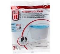 DOG IT Lot de 3 Rercharges de charbon fontaine a eau 6 L - Pour chien