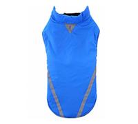 Dog Jacket Reflective Increase Night Safety Warm Soft Comfortable Adjustable Coat Winter Outfit for Large Dogs (L)