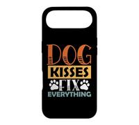 Dog Kisses Fix Everything Vintage Puppy Dog Lovers Coque pour iPhone Air