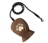 Dog Leads - Dog Lead with Built In Glove, Wind Proof Glove with Strap | Hand Warmer Gloves for Dogs Walking, No More Freezed Hand When Walking Dogs in Winter | for Running Hiking Hiking Outdoor Travel