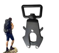 Dog Leash Clasp, Pet Collar Clip, Swivel Frog Snap, Heavy-Duty Zinc Alloy Build, 300kg Tensile Strength, Ideal for Training Walking Climbing, 2.76x1.38 inches Black 1pc