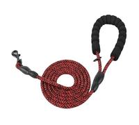 Dog Leash for Medium and Small Dogs Comfortable Handle for Leisurely Walks(Red)