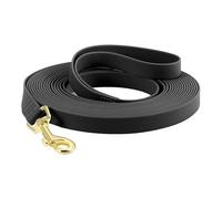 Dog Leash Long PVC Leashes 3M 6M 9M 12M 15M Easy Clean Waterproof Walk Training Durable for Large Medium Small Dogs(Midnight Black,S)