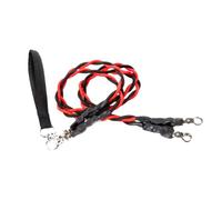 Dog Leash, Pet Tether, 59.1 inches Double Rope Design, Heavy Duty Material, Comfortable Grip, Adjustable Length, Walking Lead for Park Training, Beach Walks, Outdoor Activities