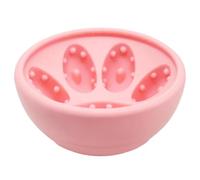 Dog Lick Bowl Silicone Lick Mats - Slow Feeder Puzzle for Treat Dispensing Boredom Relief Training | Food Grade Silicone Non Slip Anti Tip Licks Mat Feeding Plate Indoor Puppy Dog Use