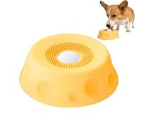 Dog Lick Bowl - Silicone Non-Slip Lick Toy, 6.8 inches Slow Feeder with Rotating Ball for Liquid Treats, Canine Enrichment Bowl, Interactive Puppy Feeder, Boredom Buster for Dogs