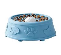 Dog Lick Bowl, Slow Feeder Pet Dish, Textured Enrichment Feeding Mat Design, 6.89x2.17 inches Training Feeding Tool, Anti Spill Behavior Control Aid, Puppy Kitten Feeder Accessory