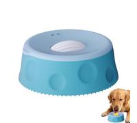 Dog Licking Bowl - Interactive Sphere Roller Licker Boredom with Rolling Ba | Dog Lick Bowl with Ball | for Liquid Treat Wet Food Meat Puree Yogurt Pets Cats Small Medium Large Breeds
