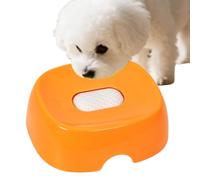Dog Licking Bowl with Rolling Ball Licking Anti-Slip Toy Rolling Ball