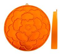Dog Licking Mat - Double-Sided Silicone Food Dish, Cat Slow Feeder Mat with Suction Cups, for Pets Cats Puppies Boredom Crate Training Feeding Eating, 20 X 19 X 3 Cm