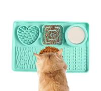 Dog Licking Mat, Silicone Food Carpet, Slow Feeder Puzzle Toy, Non-Slip Design for Mental Stimulation, Calming Aid, Training Boredom Relief Reduction, 11.81x7.87 inches