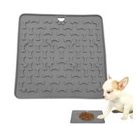 Dog Licking Mat, Silicone Pet Food Pad, 7.4x7.4inches Slow Feeder Tray, Easy-to-Clean Treat Mat for Cats, Puppies, Boredom Relief, Training, Feeding, Enrichment, Reduction, Daily Use
