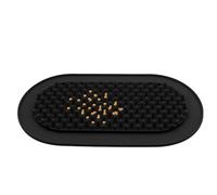 Dog Licking Mat, Silicone Slow Feeder Tray, Anti-Tip Puppy Enrichment Toy, Pet Stress Relief for Grooming, Bathing, Training, Non-Slip Design for Dogs and Cats, 17.91x9.76 inches