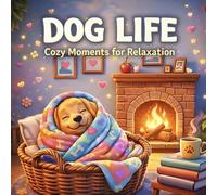 Dog Life: Cozy Moments for Relaxation: 50 Unique Cozy Illustrations with Bold & Easy Lines for All Ages (Perfect for Stress Relief & Mindfulness)