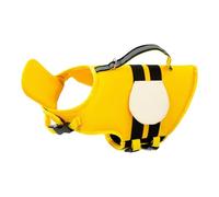 Dog Life Jacket - Bee Design Reflective Pet Swim Vest | High Buoyancy | Cute Bee Pattern Safety Design, Chin Support Feature, Breathable Comfortable Fit, Night Reflective Strips, for Small Medium