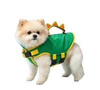 Dog Life Jacket Dinosaur Shape Cute Summer Swimsuit Buoyancy
