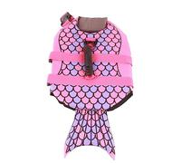 Dog Life Jacket with Handle | Adjustable Pet Floatation Vest for Swimming/Boating/Water Protection | High Buoyancy & Quick Dry Material (S)