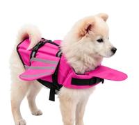 Dog Life Vest 55cm Reflective Float Jacket with Chin Rest Rescue Handle