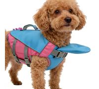 Dog Life Vest - Floating Reflective Anti Choking Protective | High-Buoyancy Foam with Rescue Handle & Padded Neck Support for Small Large Breed, Outdoor, Camping and Pool Safety