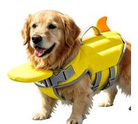 Dog Life Vest, High Buoyancy Dog Life Jacket with Rescue Handle | Adjustable Anti-Slip Dog Floating Water Jacket, For Puppy Small Medium Dogs, Swimming Boating With Front Chin Float