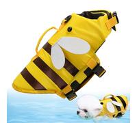 Dog Life Vest - Waterproof Adjustable Safety Jacket with Handle Quick Release Buckle | Floatation Safety Swimming Vest for Pool Beach Boating Training Water Sports Use Outdoor Travel Gear