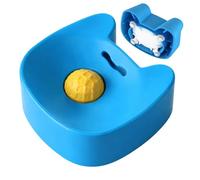 Dog Liquid Lick Bowl - Non-Slip Slow Eating Dispenser, 14cm X 13cm X 6cm Slow Feeder with Ball Design, Weight Management Fitment + Behavior Training, Synthetic Polymer